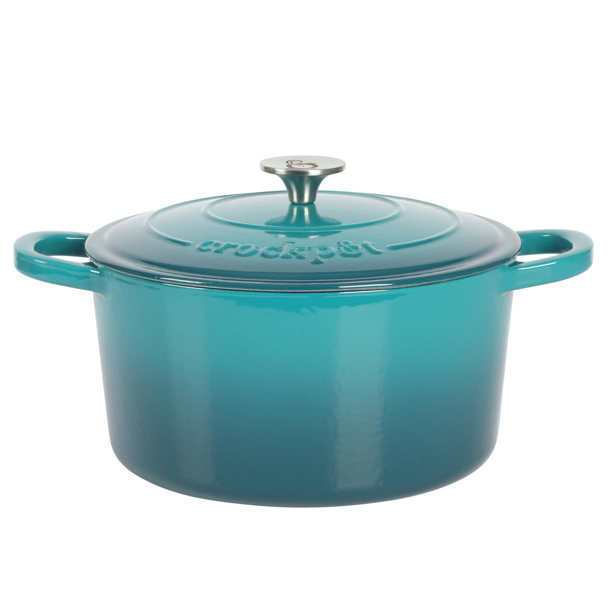 Crock-Pot Artisan 7-Quart Dutch Oven Teal Ombre