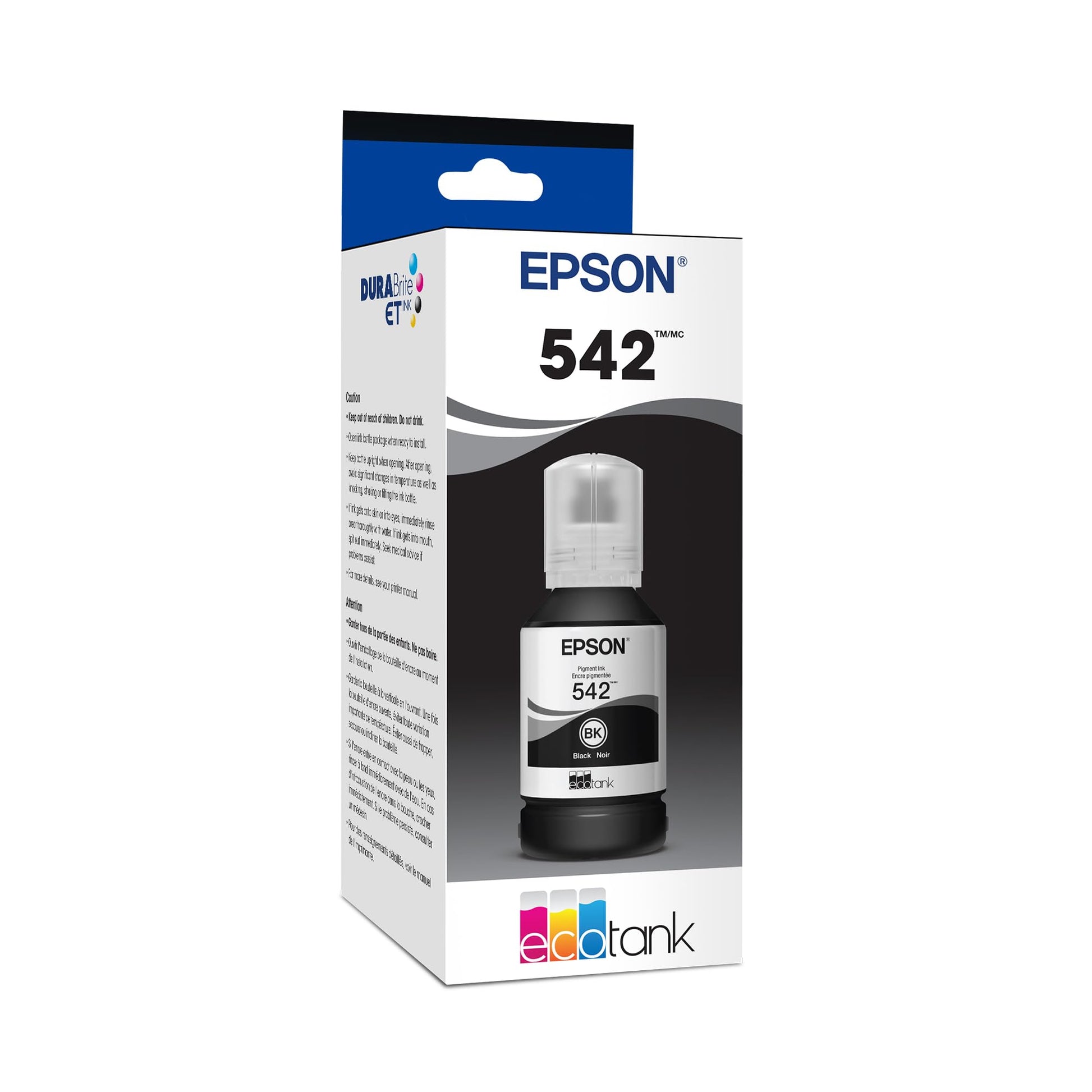 Epson EcoTank 542 Black Ink, 127 mL, ET-5800
