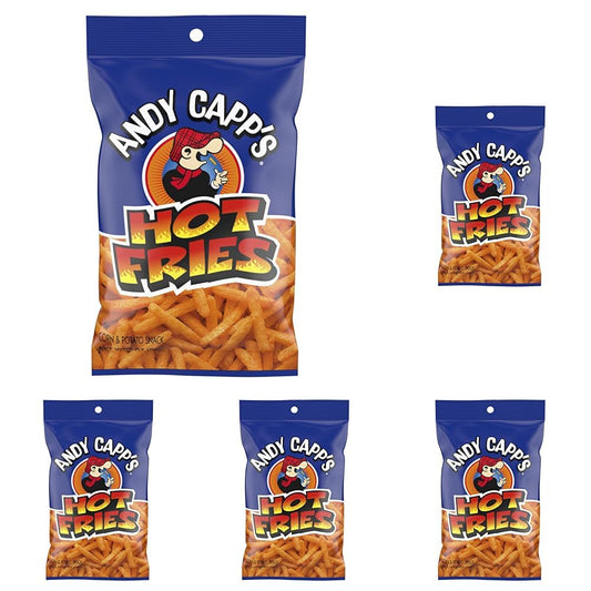 Andy Capp's Hot Fries, 3 oz (Pack of 5)