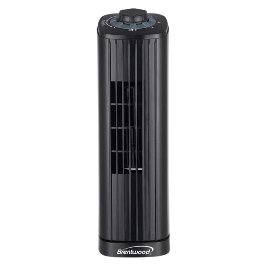 Brentwood 14-Inch Portable Tower Fan Black