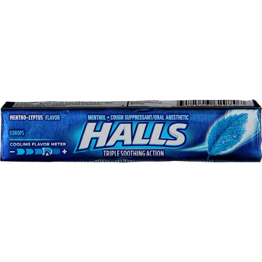 Halls Mentho-Lyptus Cough Drops 9 ct