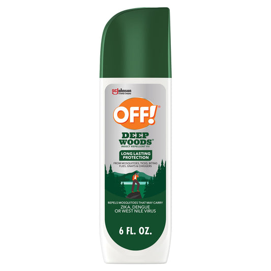 OFF! Deep Woods Insect Repellent VII Spritz, Bug Spray with Long Lasting Protection from Mosquitoes, 6 oz