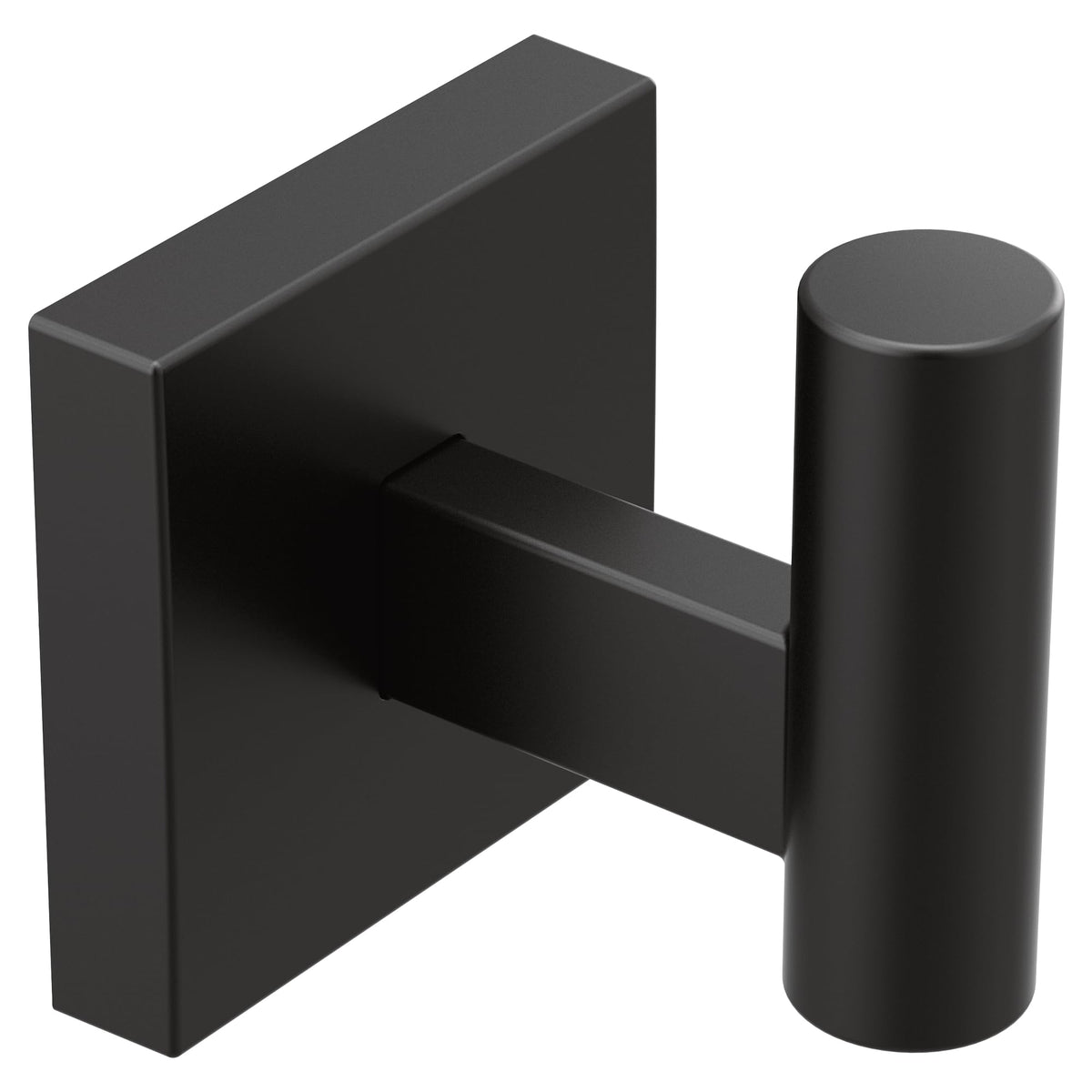 Moen Triva Single Robe Hook Matte Black BP1803BL