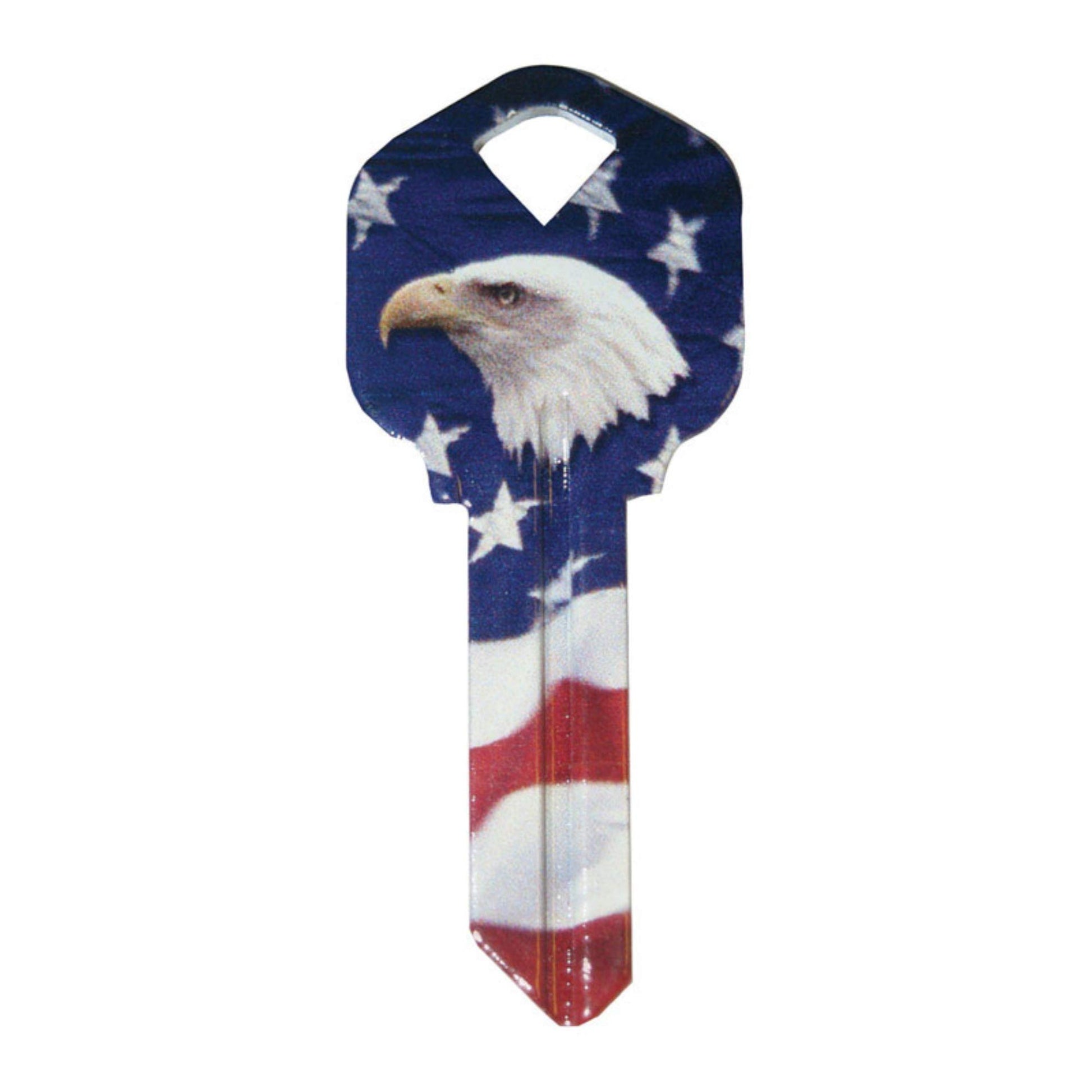 Hillman Kwikset Key Blank Bald Eagle 89877