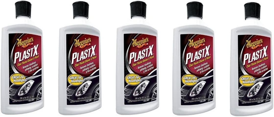 Meguiar's PlastX Clear Plastic Cleaner G12310 10oz 5-Pack