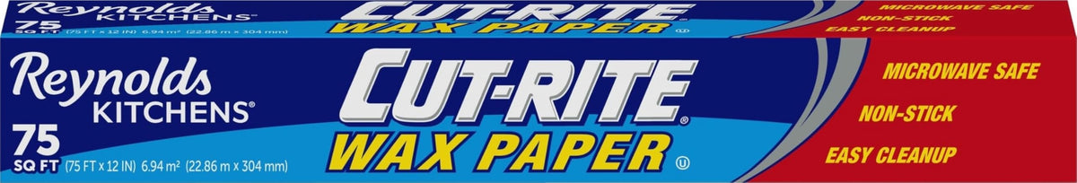 Reynolds Cut-Rite Wax Paper Roll 75 sq ft