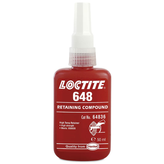 648 Retaining Compound 50 mL Bottle, Green