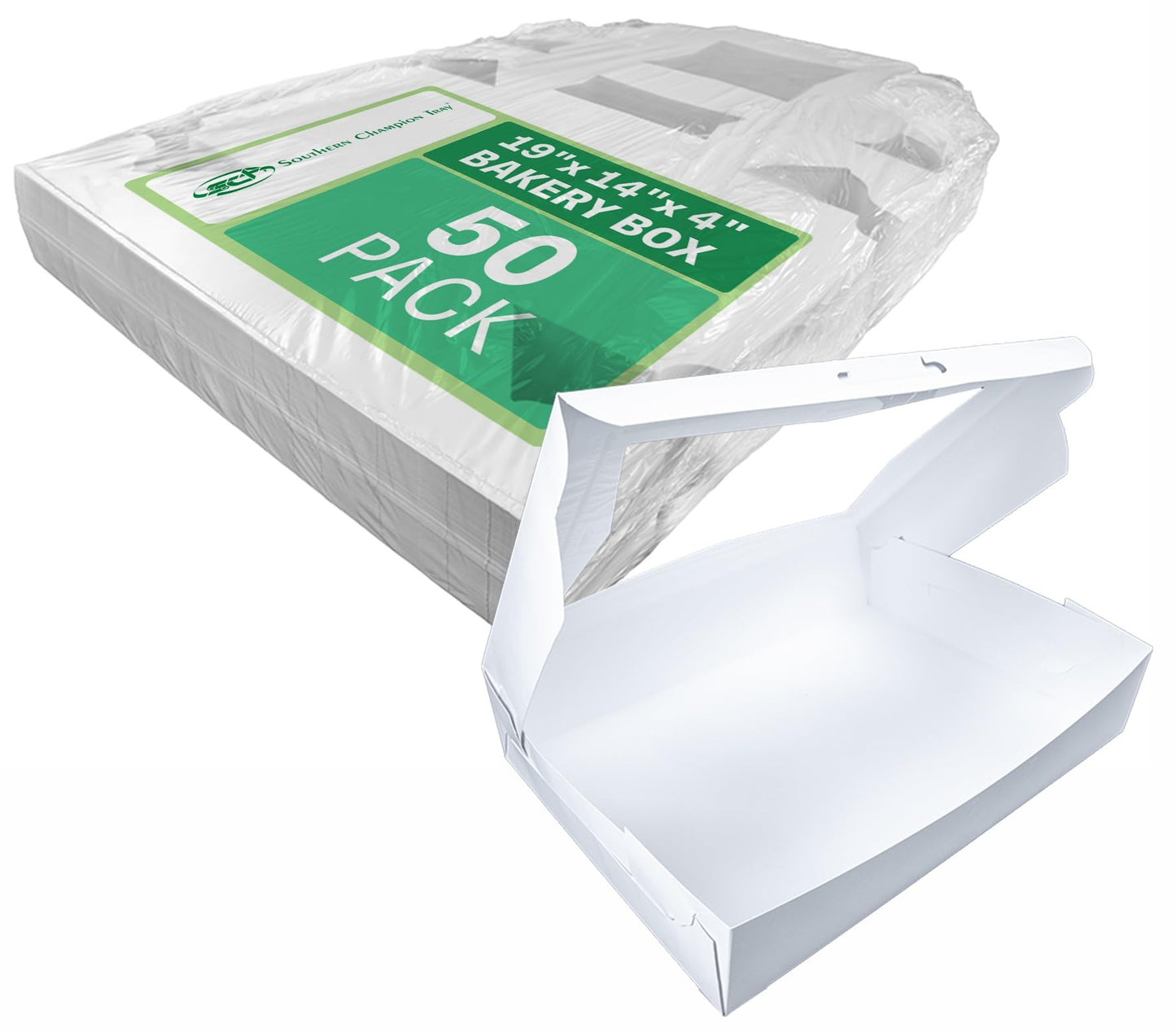 Southern Champion Tray 23133 Window Bakery Box 19x14x4 in, 50 Pack