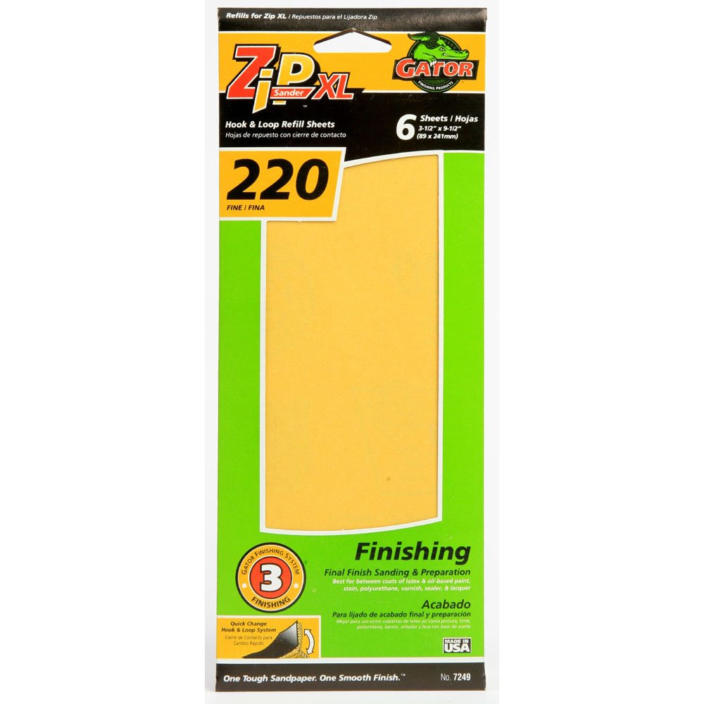 Gator Grit ZipXL Refill Sheet 220 Grit