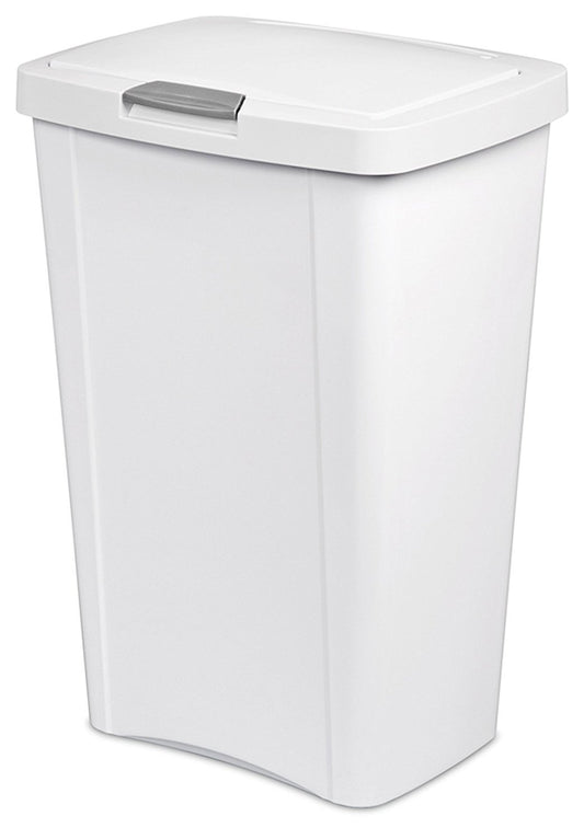 Triplenet Pricing 10458004 Touch Can, White, 13 Gallon