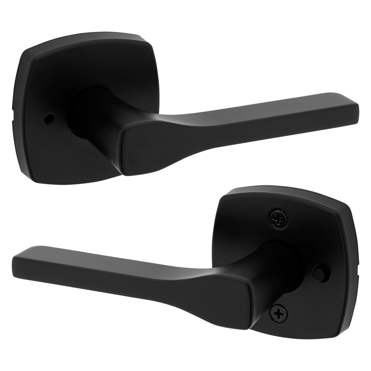 Kwikset Tripoli Privacy Door Lever Matte Black