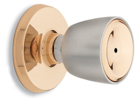 Weiser Beverly Privacy Door Knobset, Bronze/Satin Chrome
