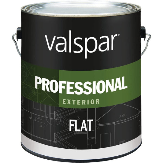 Valspar 12611 Professional Flat Exterior Latex Paint 124 oz