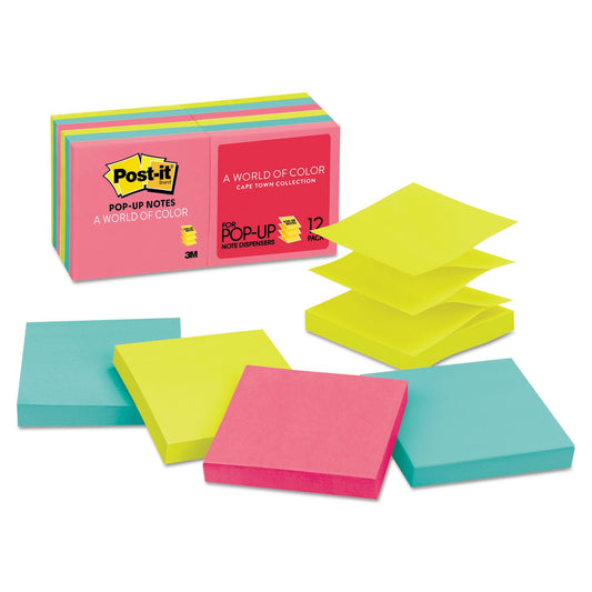 3M Post-it R33012AN Pop-Up Note Refills 3x3 12 Pack