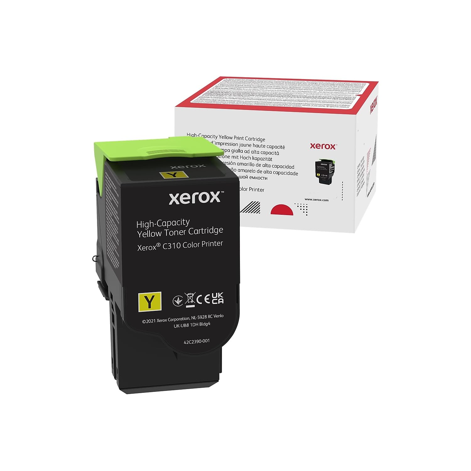 Xerox Original High Yield Laser Toner Cartridge - Single Pack - Yellow - 1 / Pack