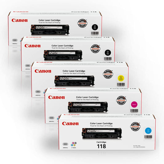Canon Toner Bundle 118 5-Pack 2660B022