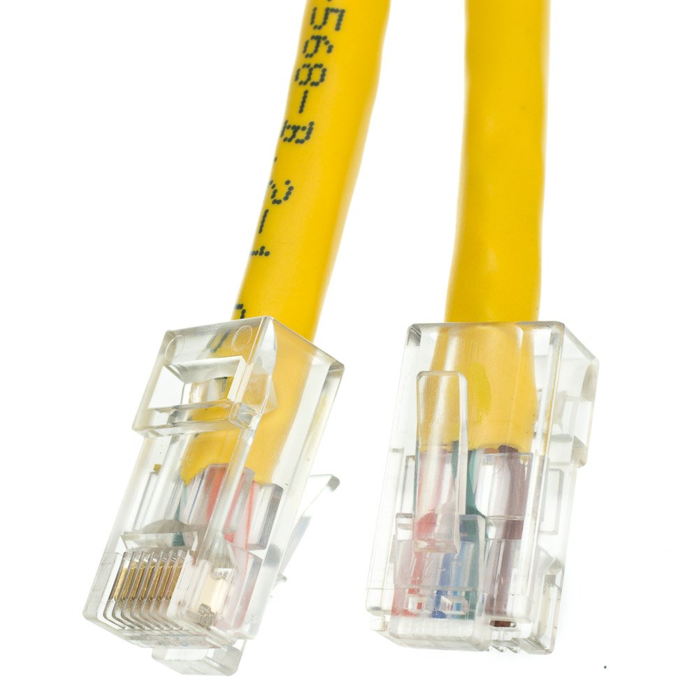 CableWholesale Cat6 Ethernet Patch Cable 5ft Yellow