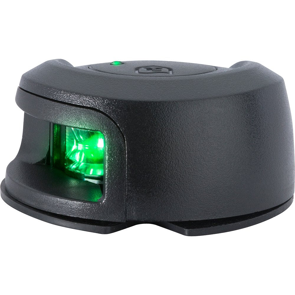 Attwood Deck Mount LED Nav Light 2NM Green Black