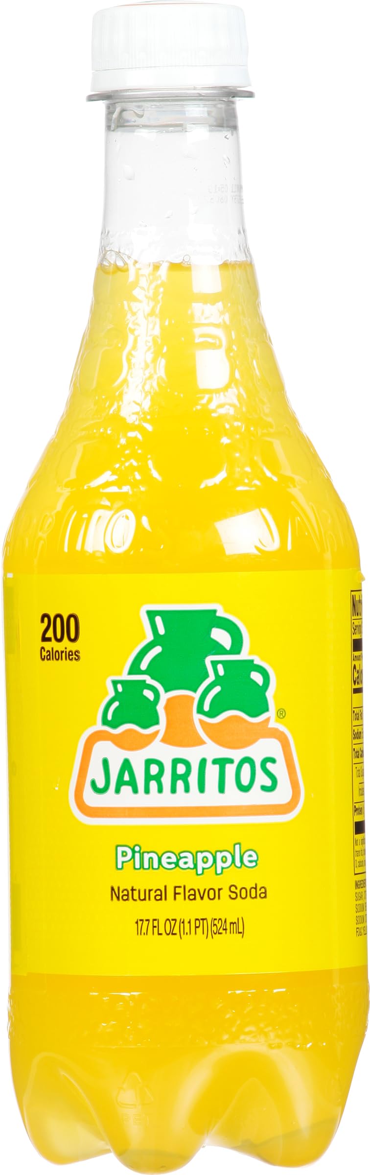 Jarritos Pineapple Soda 17.7 Fl Oz