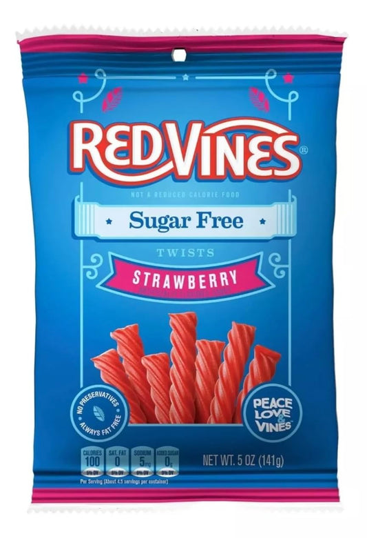 Red Vines Strawberry Licorice Twists Sugar Free 5oz