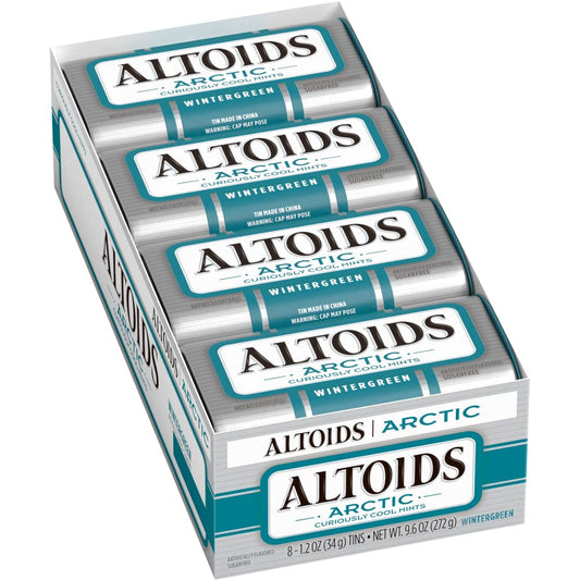 Altoids Arctic Wintergreen Breath Mints 1.2 oz 8 Pack