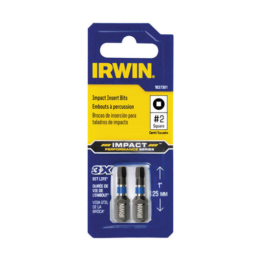 IRWIN Insert Bit Square #2 2-Pack