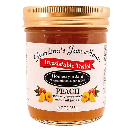 Grandmas Sweet Peach Jam 9 oz