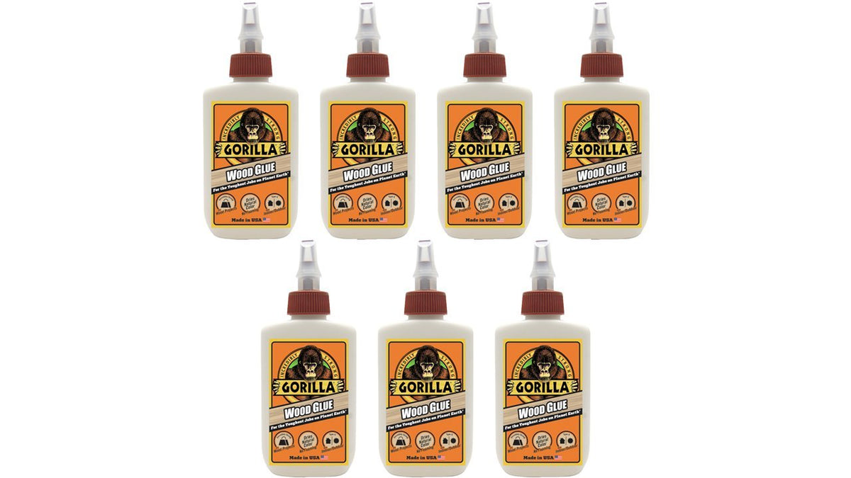 Gorilla Wood Glue 4 oz Pack of 7