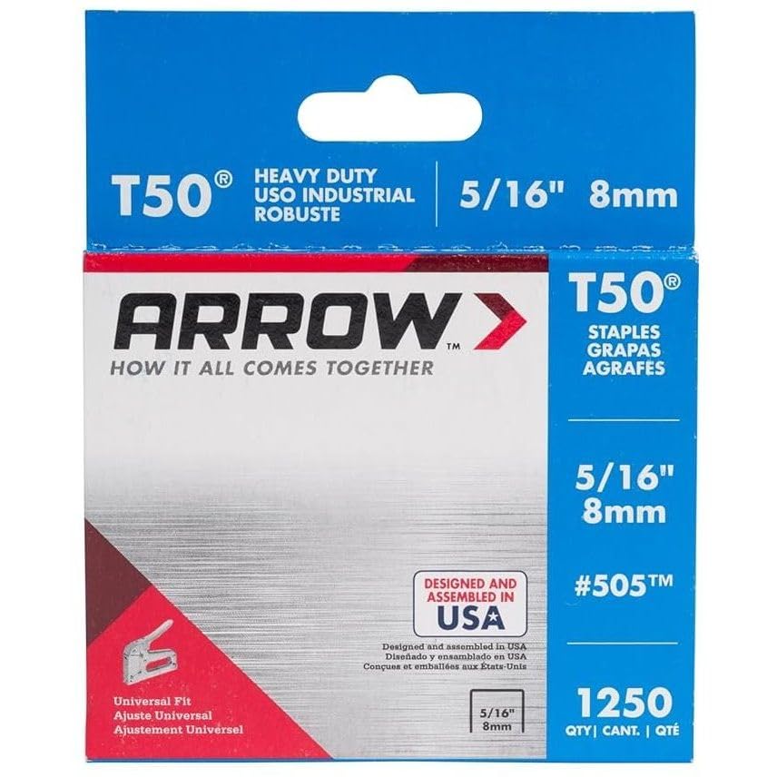 Arrow T50 Staples 5/16" 8mm 24ct Case