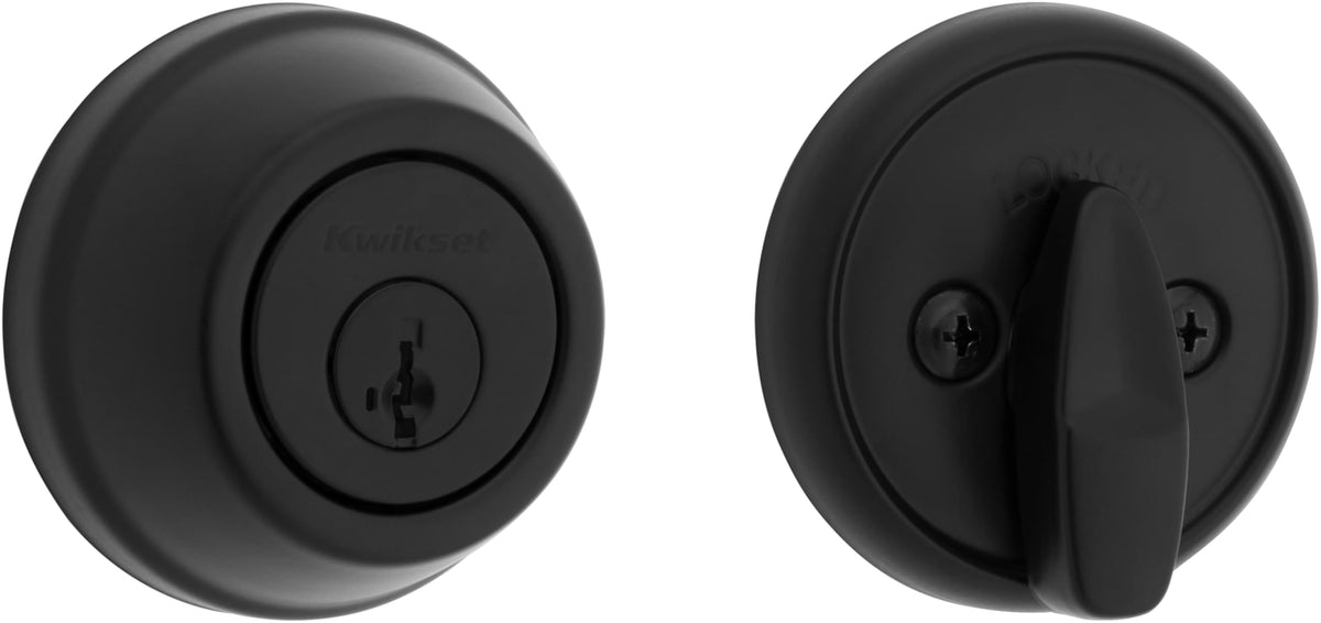 Kwikset 780 Single Cylinder Deadbolt Matte Black