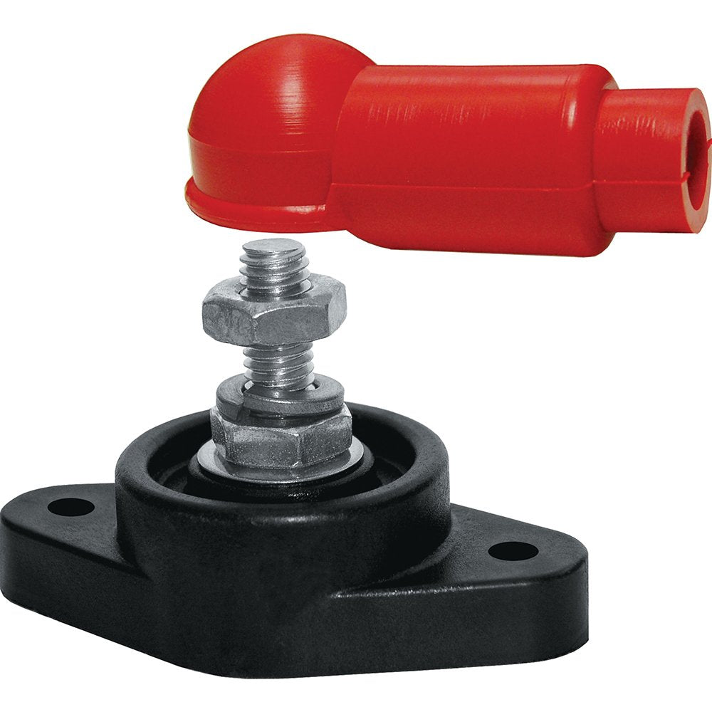 Blue Sea Systems 2001 PowerPost Cable Connector 1/4" Black