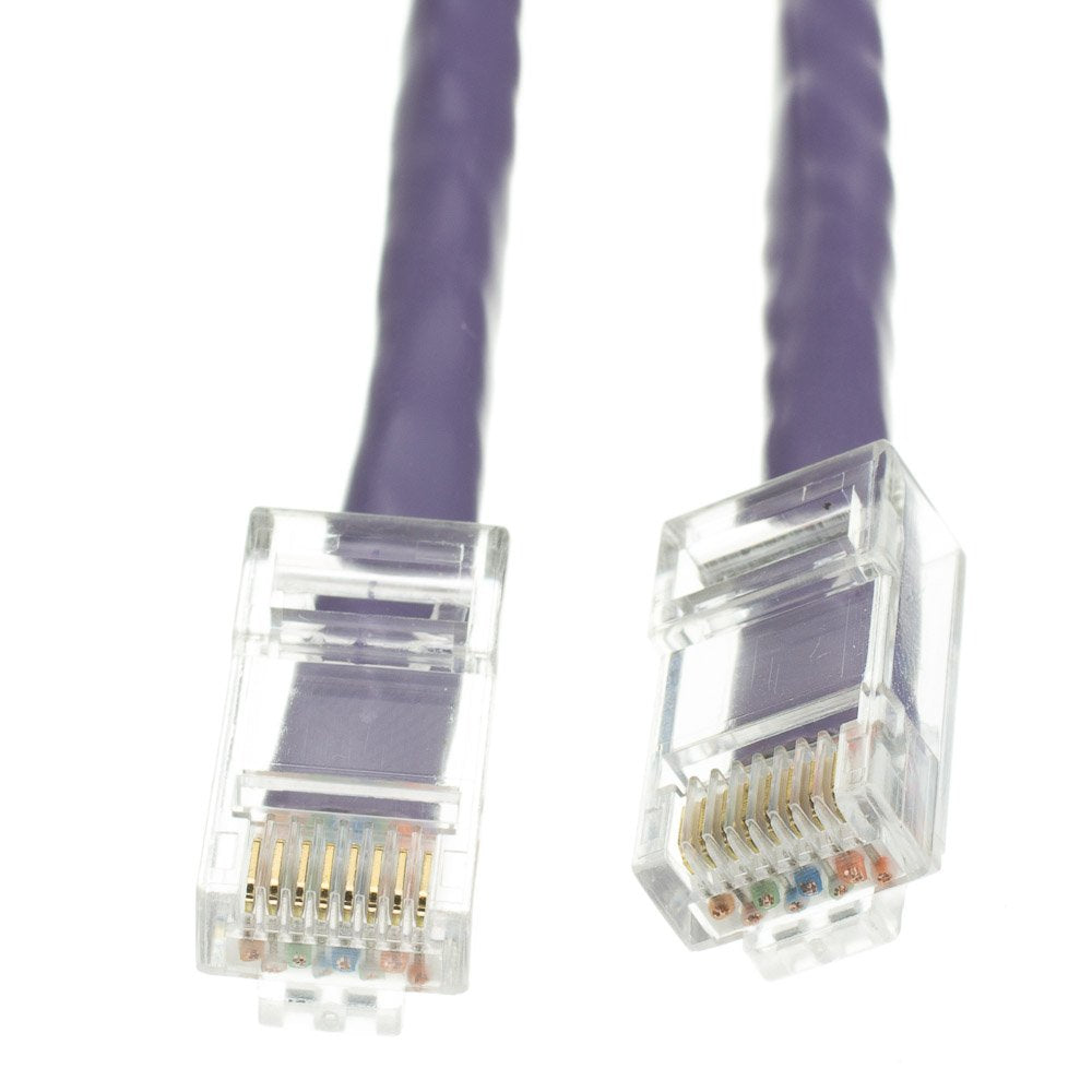 CableWholesale 14ft Cat6 Purple Ethernet Cable