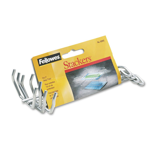 Fellowes Wire Stacker 4 Piece Set Supplies Supplies Fel63012 Fellowes Inc