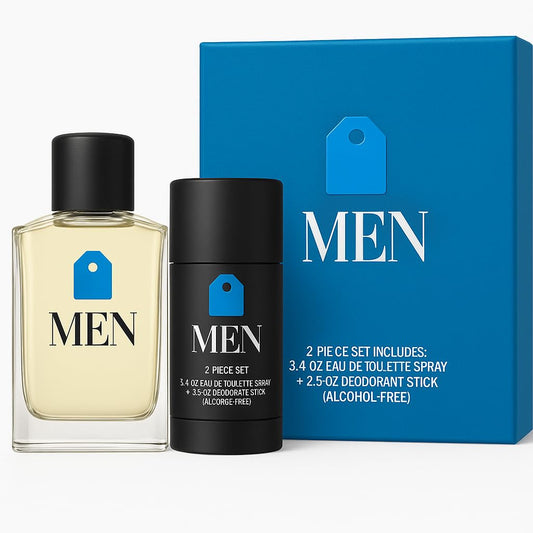 ACQUA DI GIO by Giorgio Armani for Men EDT SPRAY 3.4-Ounce & ALCOHOL FREE DEODORANT STICK 2.6-Ounce, 0.25 Box