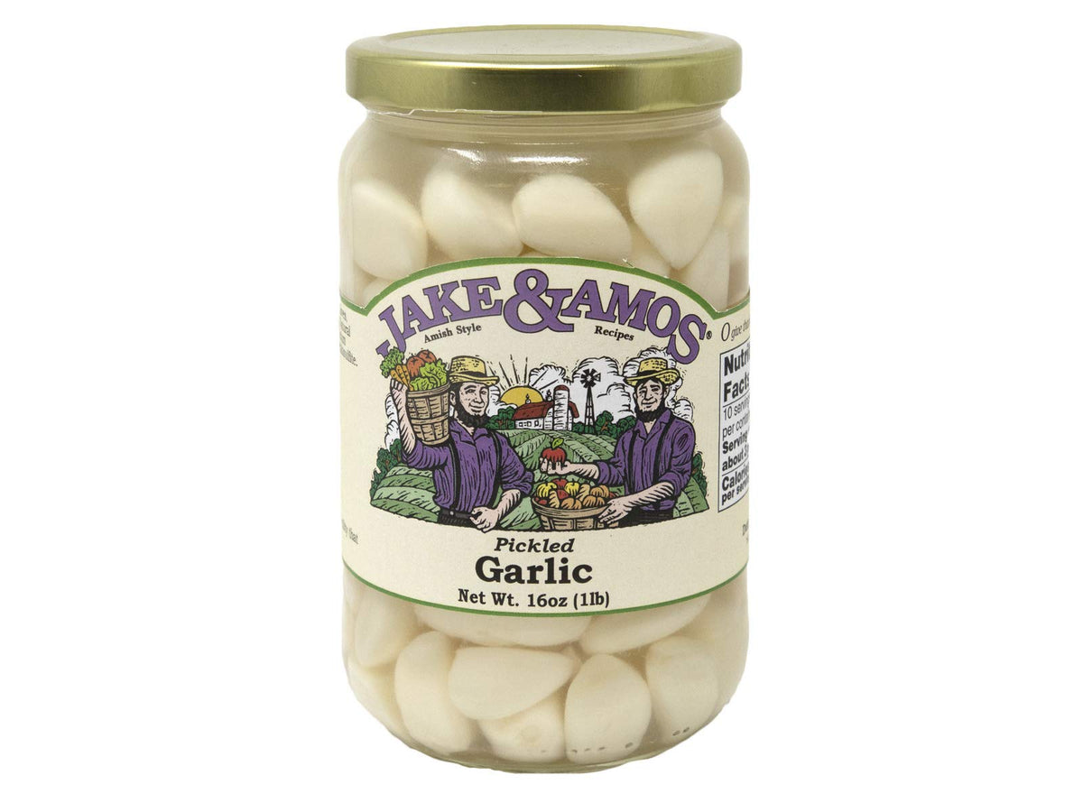 J&A Pickled Garlic Two 16oz Jars