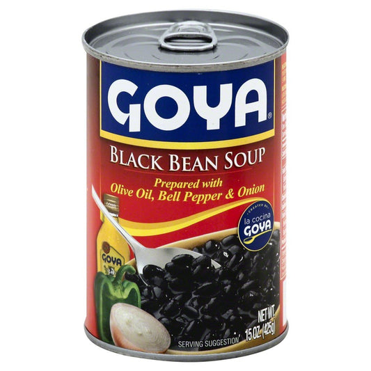 Goya Foods Black Bean Soup, 15 Ounce