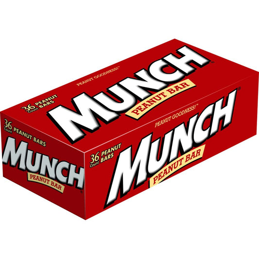 Munch Peanut Bar 1.42oz 36ct