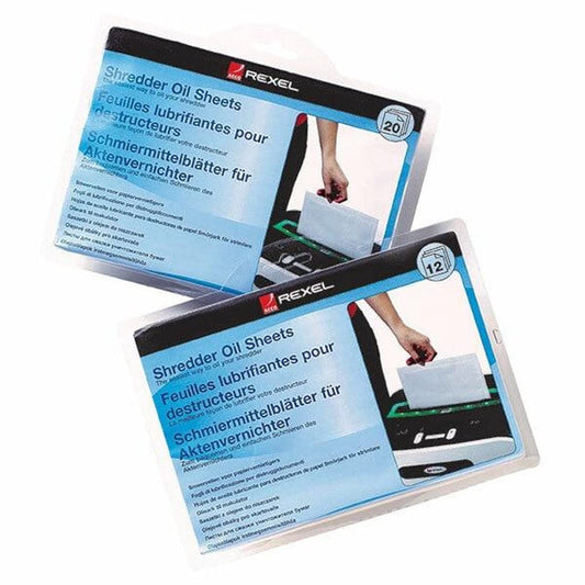 Rexel Shredder Oil Sheets Pack