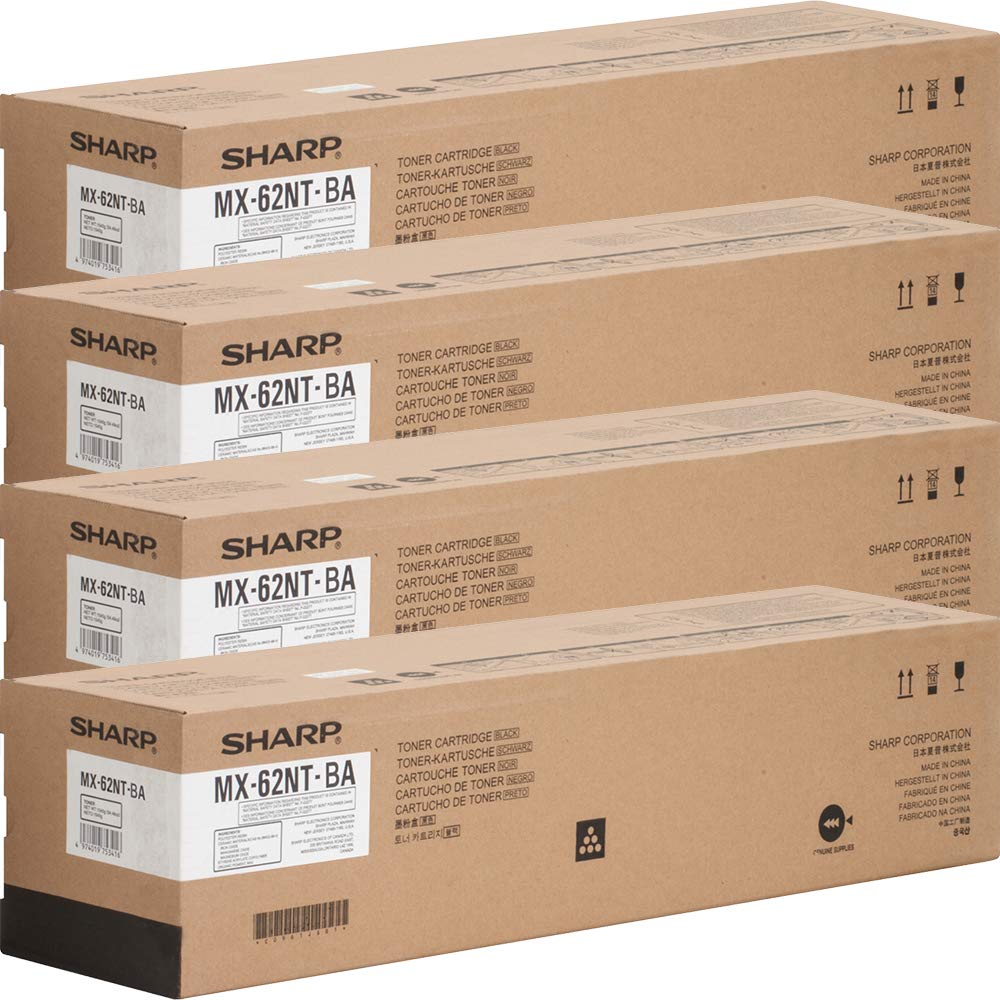 Sharp MX62NTBA Black Toner Cartridge - MX-624044; 7500