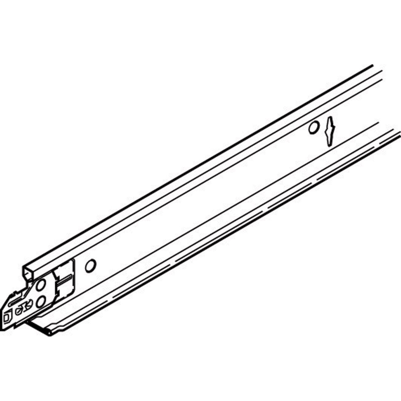 USG INTERIORS TV199893 1x2 White Cross Tee