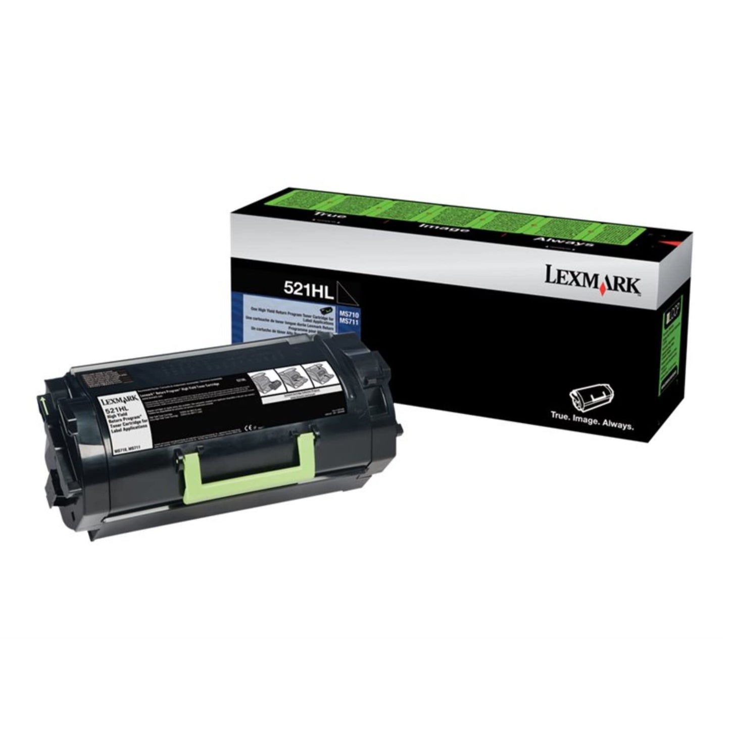 Lexmark 521HL Black Toner Cartridge LEX52D1H0L