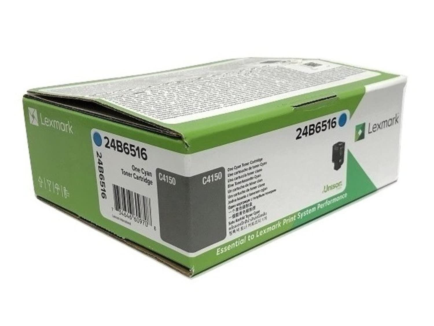 Lexmark Genuine OEM 24B6516 Cyan Toner Cartridge (10K YLD)