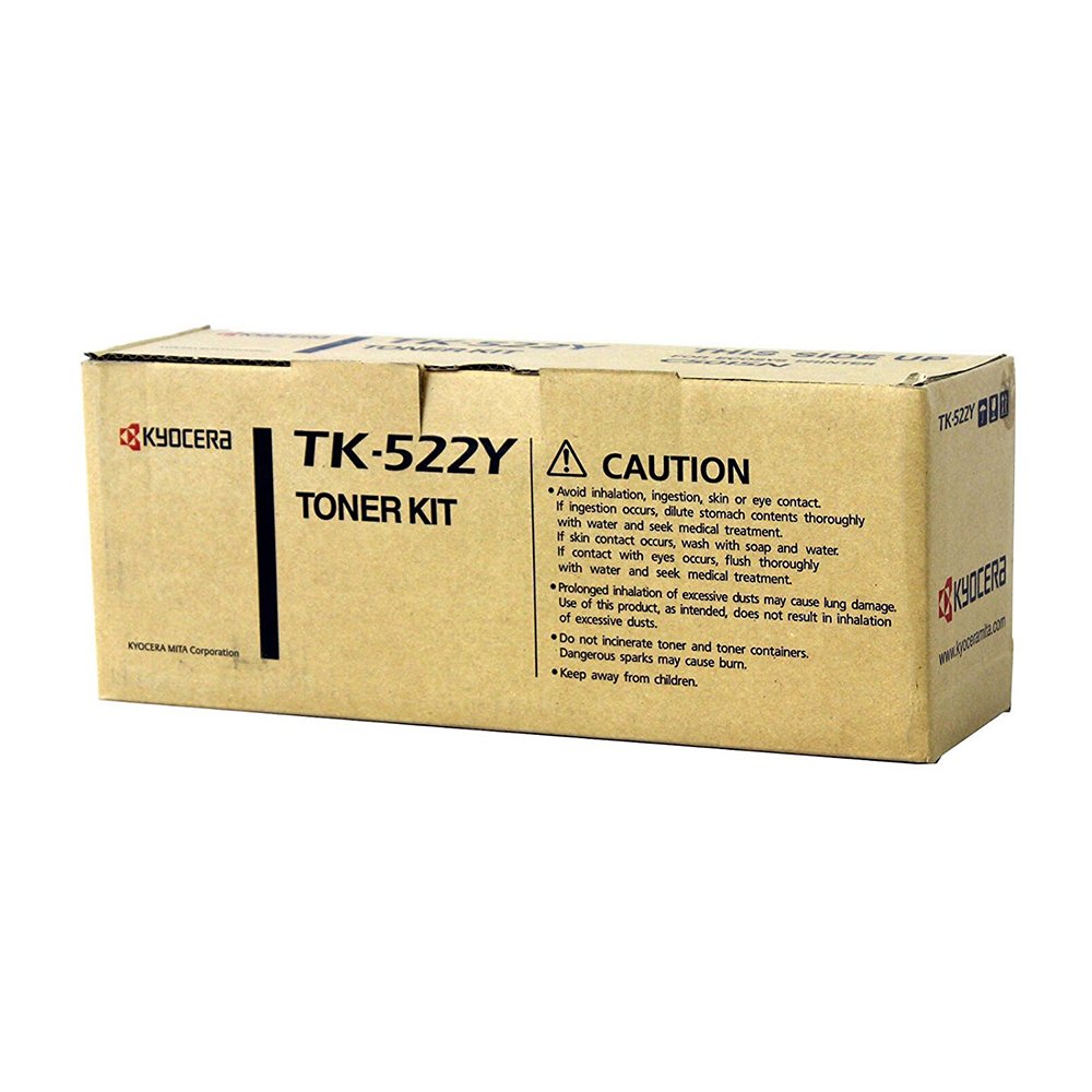 Kyocera TK-522Y Toner Cartridge Yellow 4K Yield