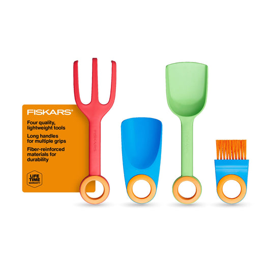 Fiskars Kids Garden Tool Set 4-Piece