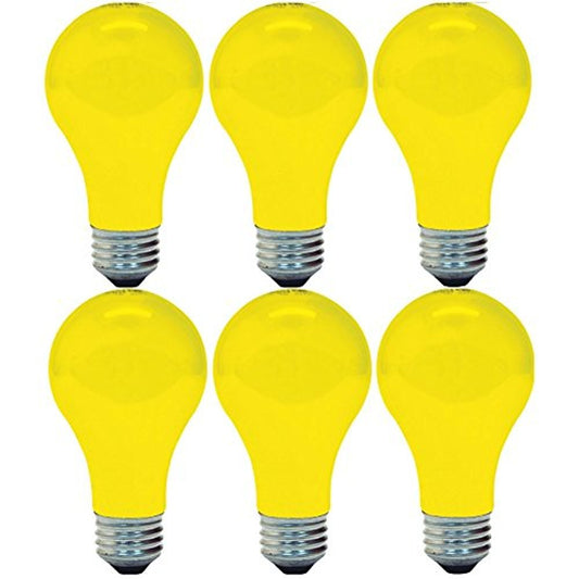 GE Bug Lite A19 Bulb 60W 6-Pack