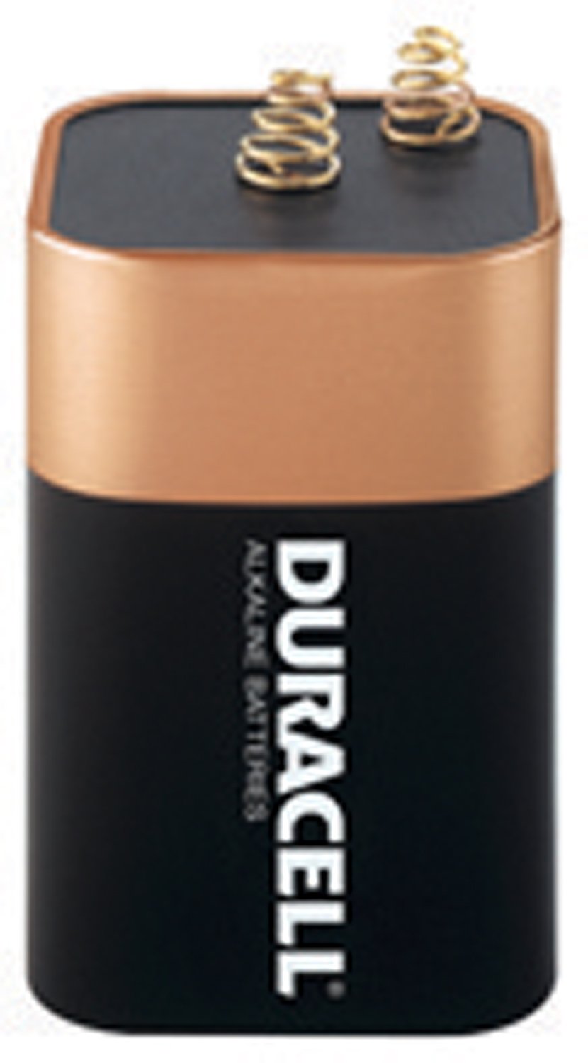 Duracell MN908 Coppertop Alkaline Lantern 908 Battery, 6-Volt, 1-Battery