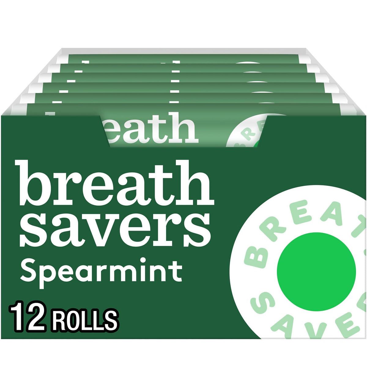 Breath Savers Spearmint Mints Roll .75 oz 30/12 ct