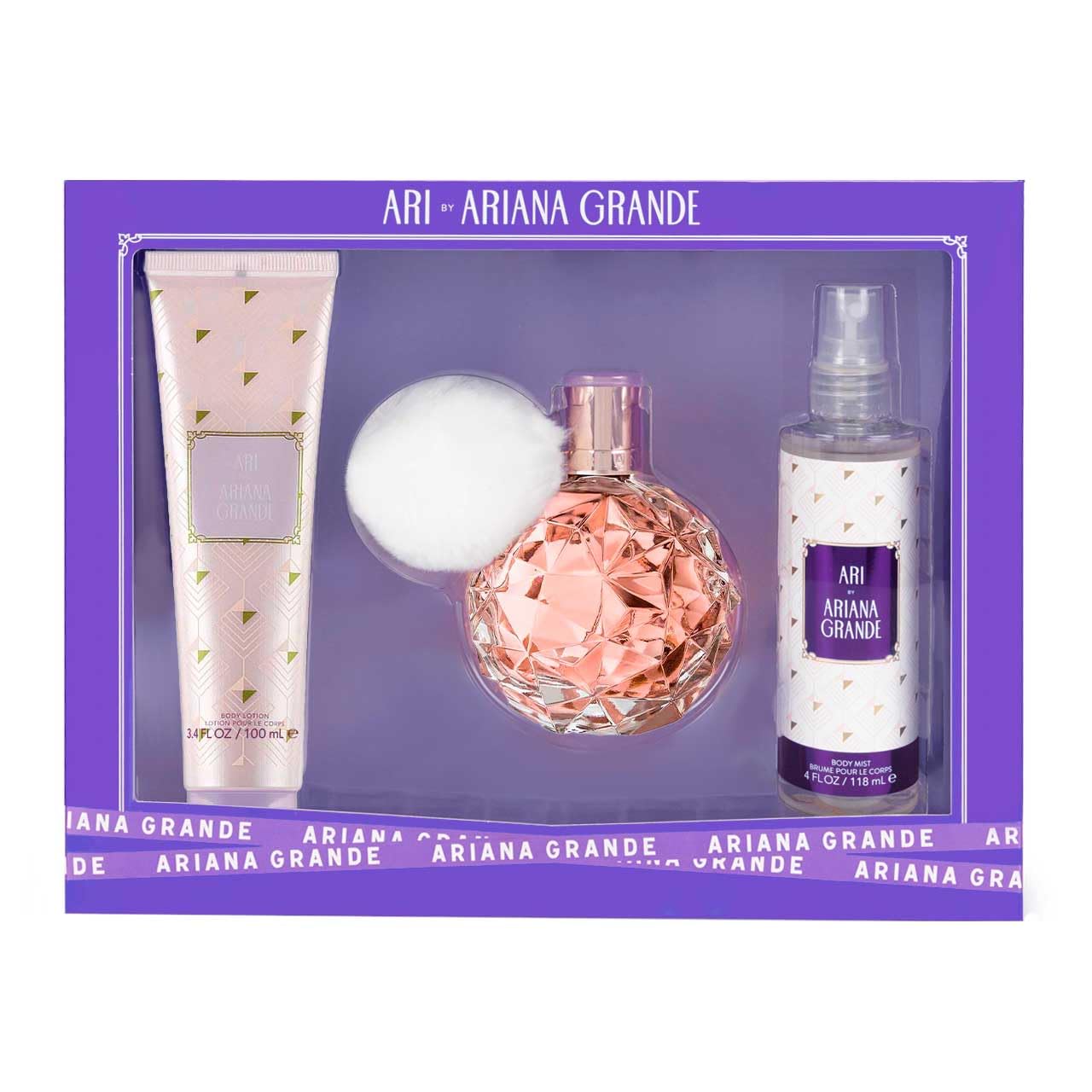 Ariana Grande Ari 3.4 Edp 3Pc Gift Set for Women