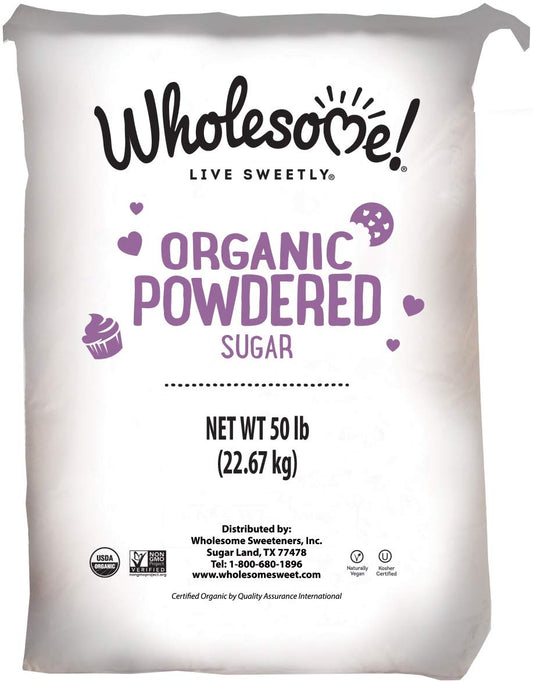 Wholesome Organic Powdered Sugar 50 lb