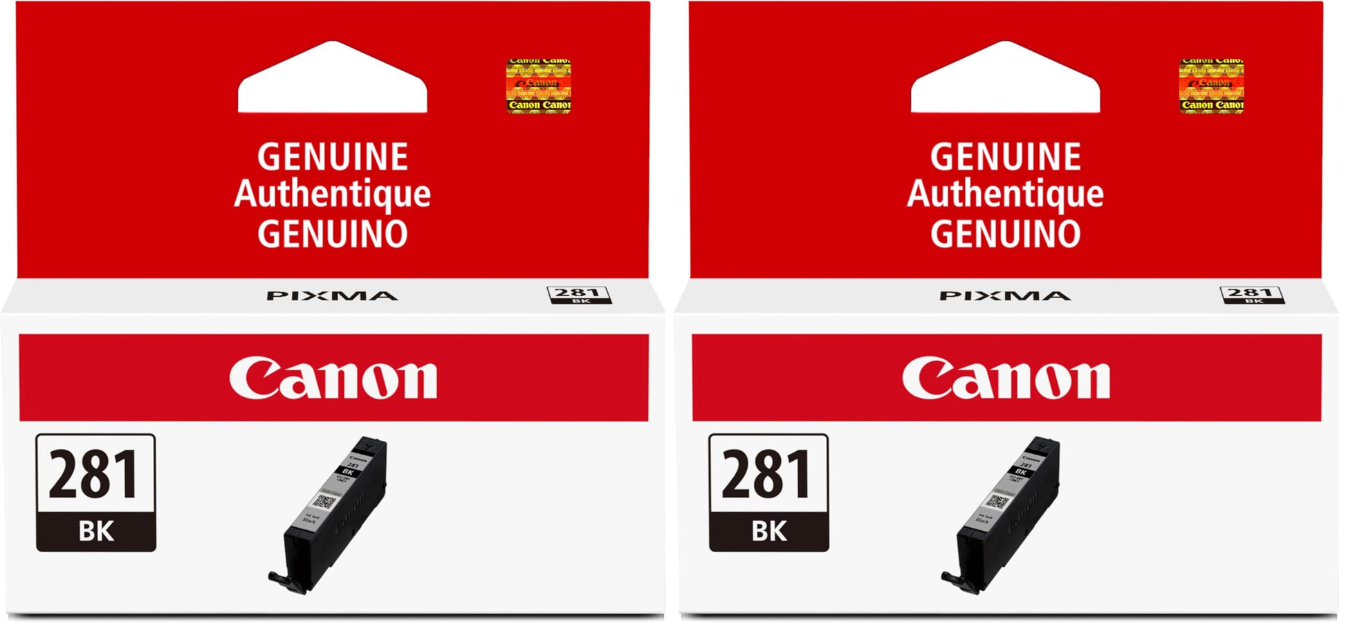 Canon CLI-281 Black Ink Tank 2-Pack